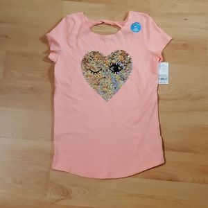 NWT Carters kids magic sequin top, size 10
